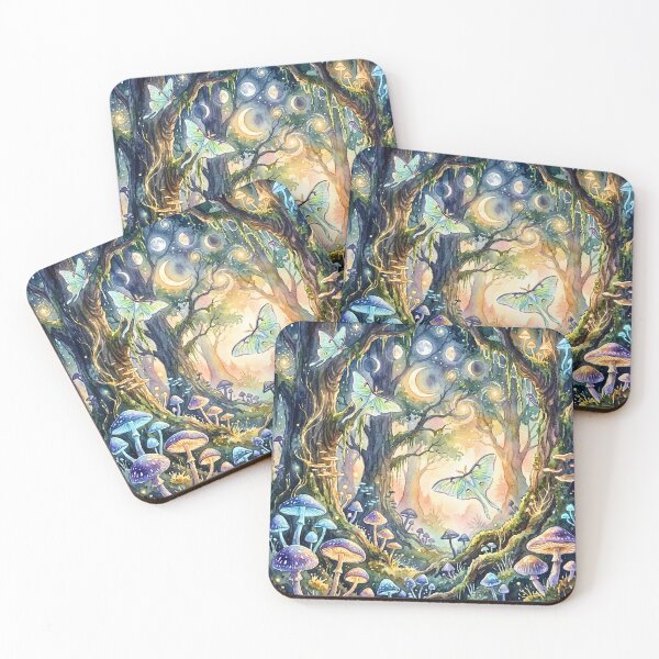 Item preview, Celestial Fairy Mushroom Forest Dreams designed and sold by Storybook Botanica.