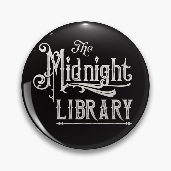 Artikelvorschau, Mitternachtsbibliothek WEISSES LOGO TRANSPARENTER HINTERGRUND entworfen und verkauft von The Midnight Market.