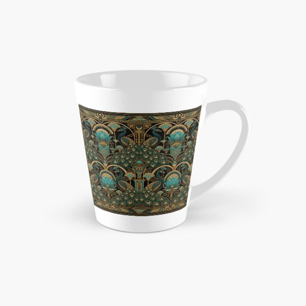 Item preview, Art Deco Egyptian Revival Peacock Luxury Print designed and sold by PureVintageLove.