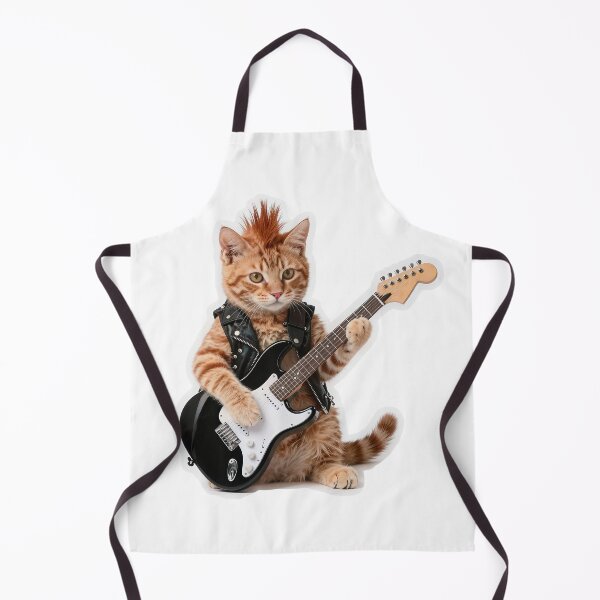 Item preview, Punk Rock Ginger Kitten Guitarist designed and sold by Winking-Kitten.
