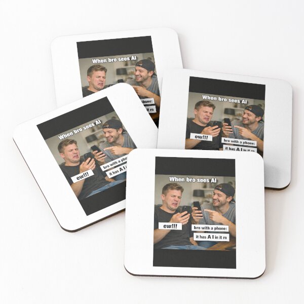 Item preview, When Bro Sees AI Meme designed and sold by ThatUnknownOre.
