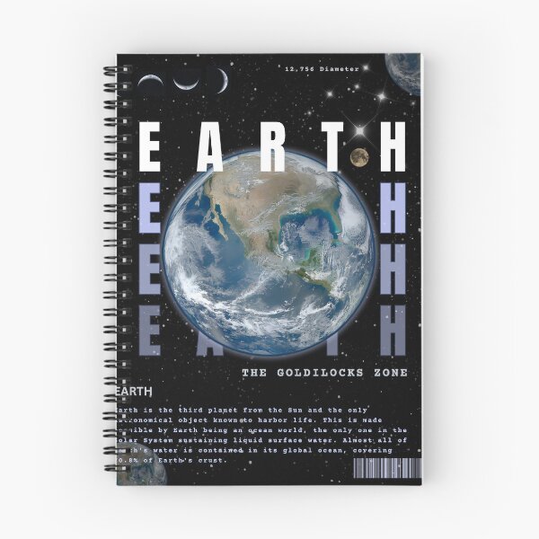 Item preview, Earth Educational Poster | The Goldilocks Planet – Astronomy Infographic designed and sold by TheCelestialD.