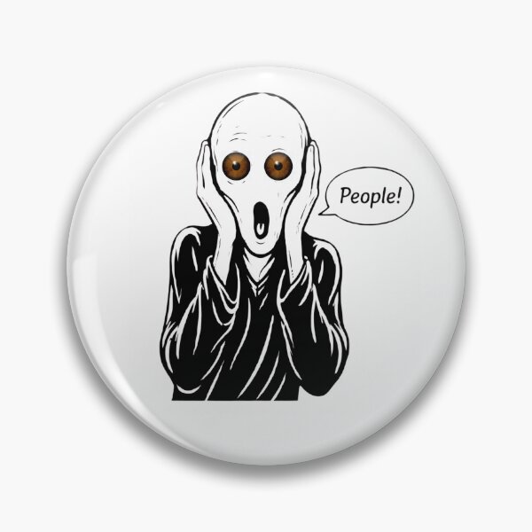 Item preview, The Scream Says People Art History Parody designed and sold by Unreasonableart.