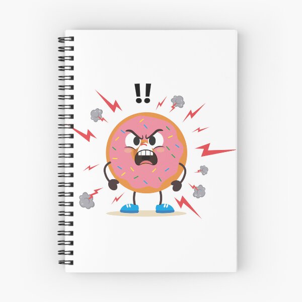 Item preview, Shocked Angry Donut Character designed and sold by BetweenForms.