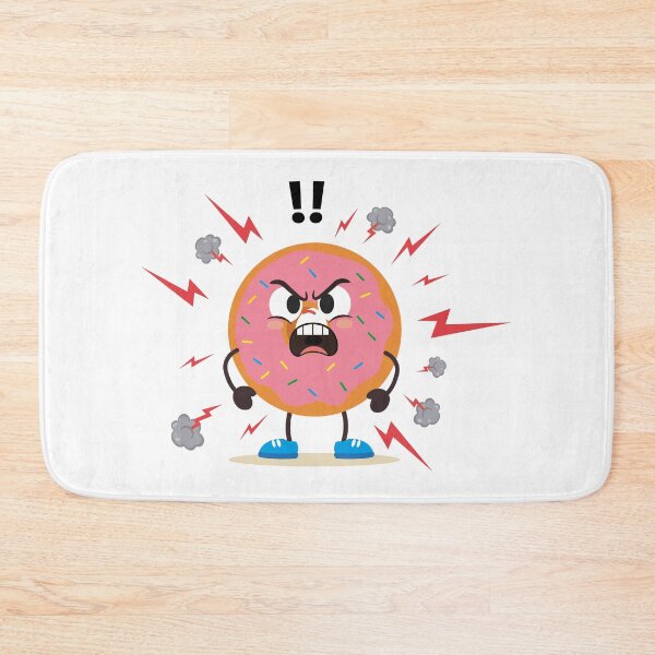 Item preview, Shocked Angry Donut Character designed and sold by BetweenForms.