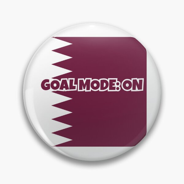 Item preview, Qatar Soccer Fan Shirt – GOALMODE: ON Football Tee designed and sold by LovelyHappyGift.
