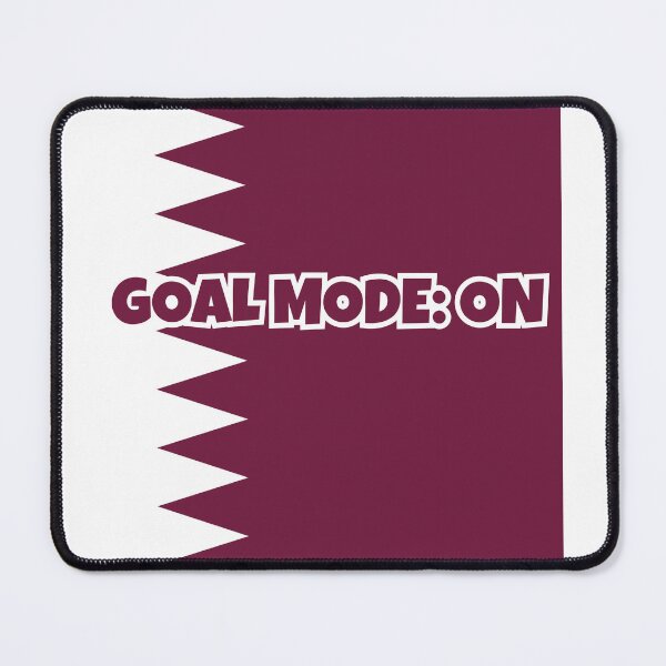 Item preview, Qatar Soccer Fan Shirt – GOALMODE: ON Football Tee designed and sold by LovelyHappyGift.