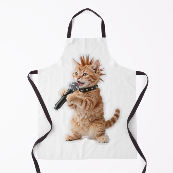 Item preview, Punk Rock Ginger Cat Singer designed and sold by Winking-Kitten.