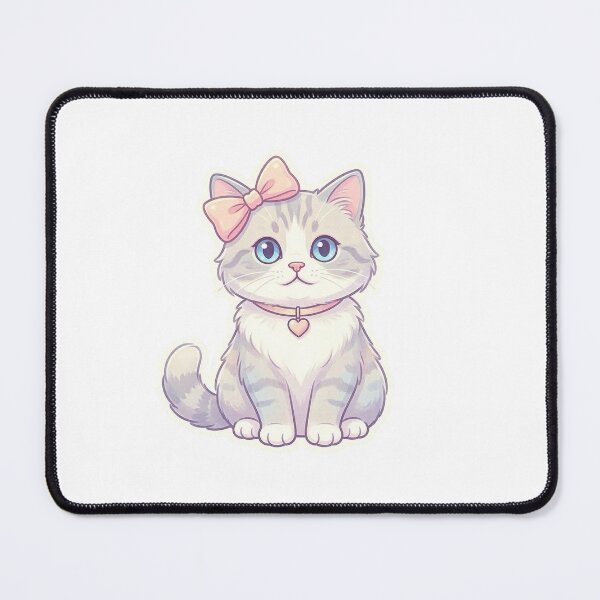 Item preview, Cute Kawaii Kitten Saying Hi Sticker designed and sold by brandingpro.