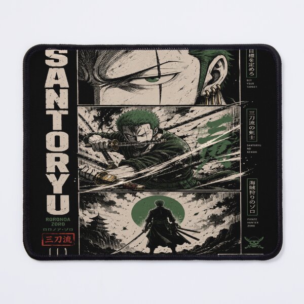 Item preview, Santoryu Legacy Japanese Manga Panel Anime design designed and sold by TulipsArtDesigns .