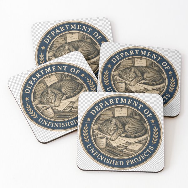 Item preview, Department of Unfinished Projects - Funny Corporate Parody Seal designed and sold by DesignerSator.