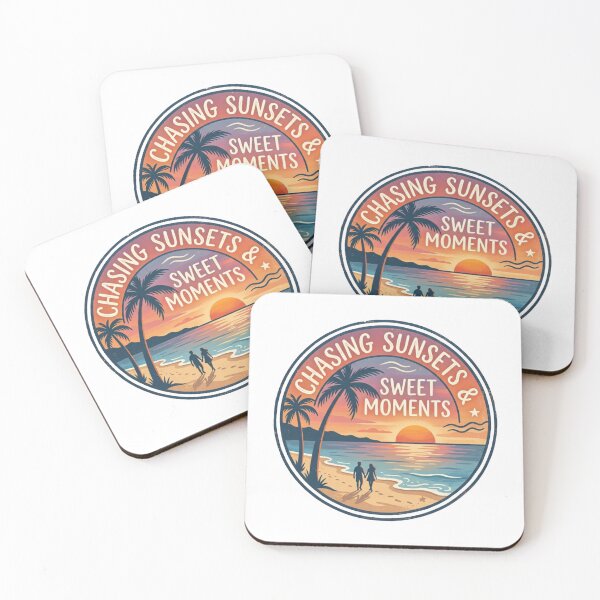 Item preview, Retro 70s Chasing Sunsets and Sweet Moments Beach Aesthetic designed and sold by MagySale.
