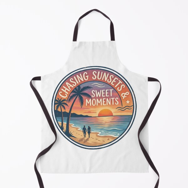 Item preview, Retro 70s Chasing Sunsets and Sweet Moments Beach Aesthetic designed and sold by MagySale.