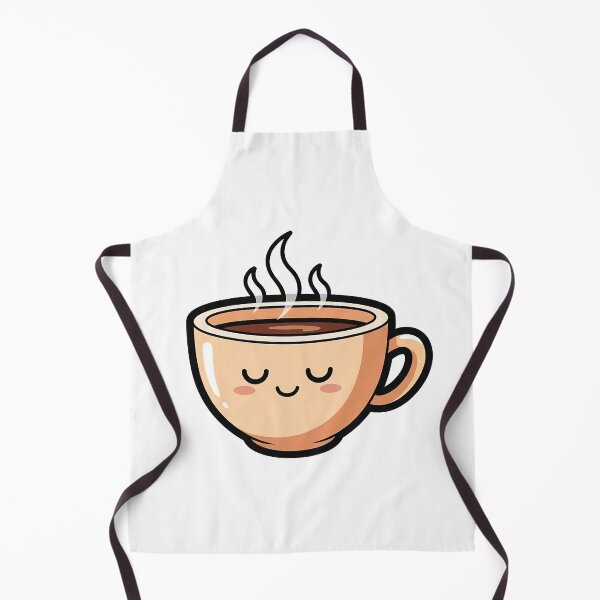 Item preview, Cute Coffee Cup Playful Morning Illustration designed and sold by Osmose-Studio ⭐⭐⭐⭐⭐.