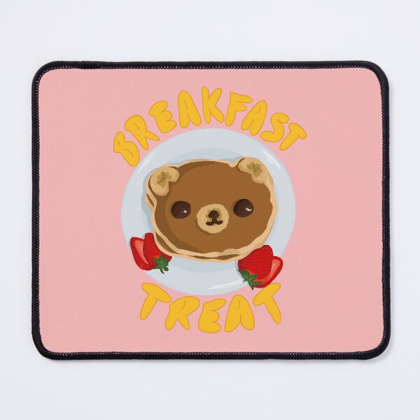 Item preview, Adorable Pancake Bear with Strawberries | Breakfast Treat designed and sold by AuntieHanHan.