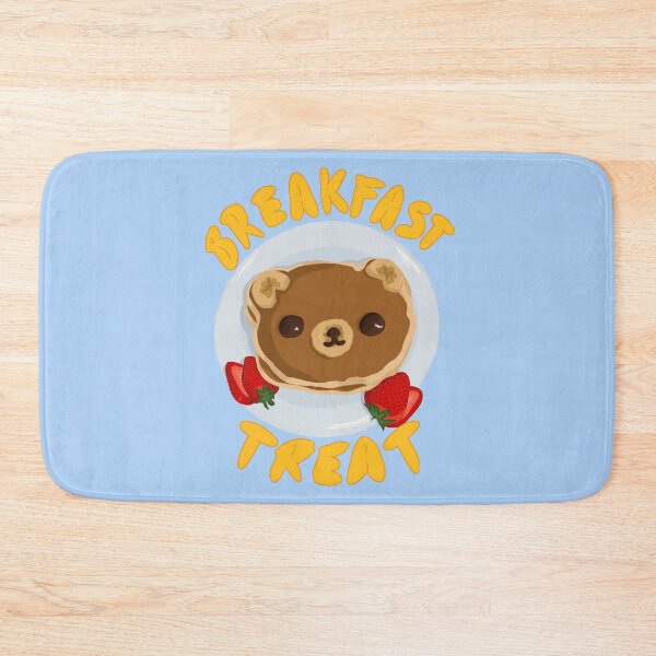 Item preview, Adorable Pancake Bear with Strawberries | Breakfast Treat designed and sold by AuntieHanHan.