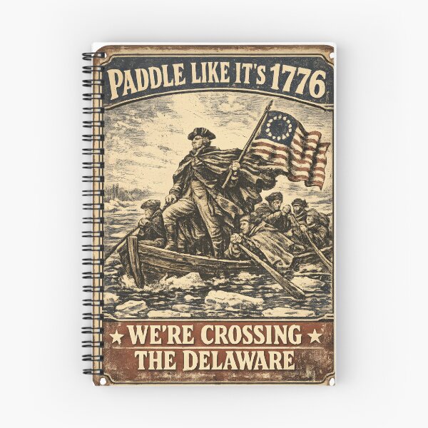 Item preview, Paddle Like It's 1776 Washington Crossing Delaware designed and sold by mikels.