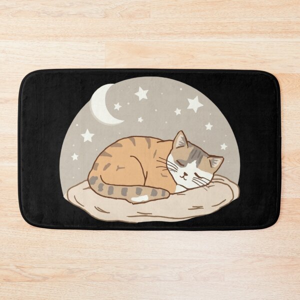Item preview, Peaceful Sleeping Cat Minimalist Relaxation Design designed and sold by M&M Lifestyle Hub.