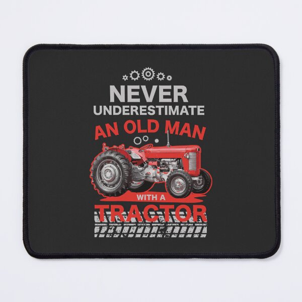 Item preview, Never Underestimate an Old Man with a Tractor - Vintage Tractor designed and sold by studio838.