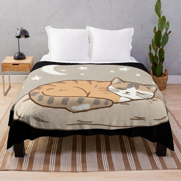 Item preview, Peaceful Sleeping Cat Minimalist Relaxation Design designed and sold by M&M Lifestyle Hub.