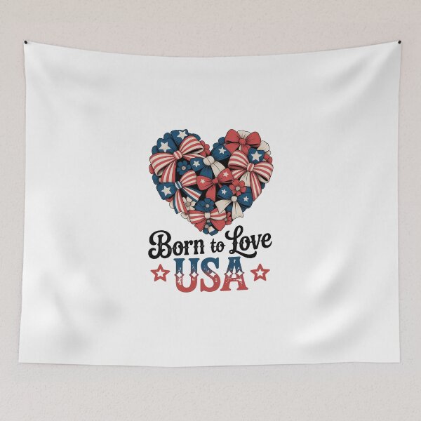 Item preview, Born to Love USA designed and sold by jkrphoto.