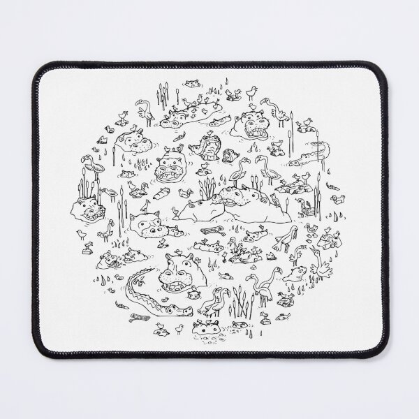 Item preview, Splish Splash Hippos: Lazy Days in the Mud designed and sold by the BoutiK.