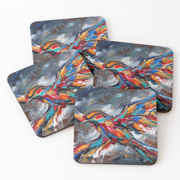 Item preview, Colourful raven designed and sold by The King's general goods.