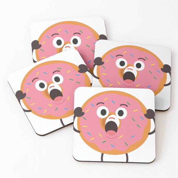 Item preview, Surprised Donut Reaction Character designed and sold by BetweenForms.