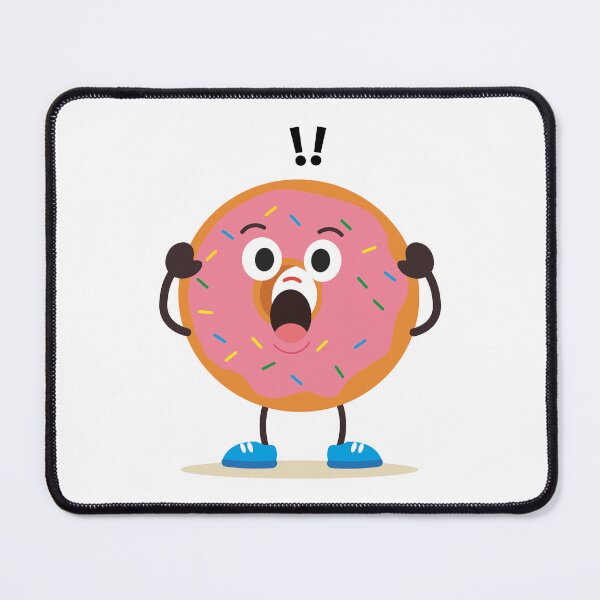 Item preview, Surprised Donut Reaction Character designed and sold by BetweenForms.