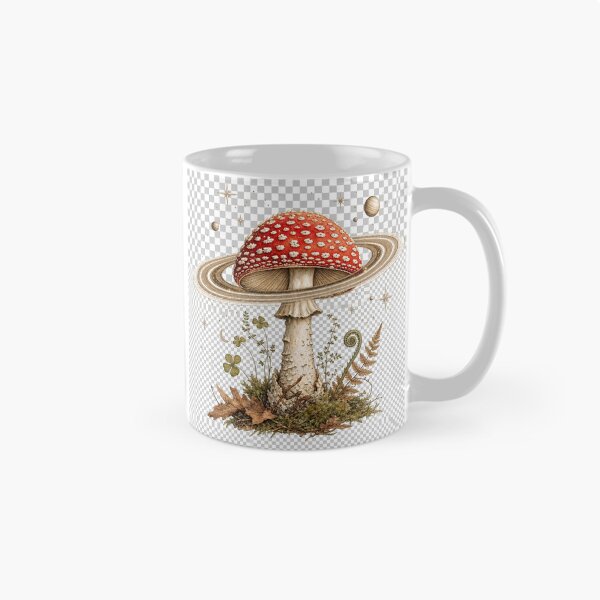Item preview, Celestial Mushroom - Goblincore Space Aesthetic Botanical Art designed and sold by DesignerSator.