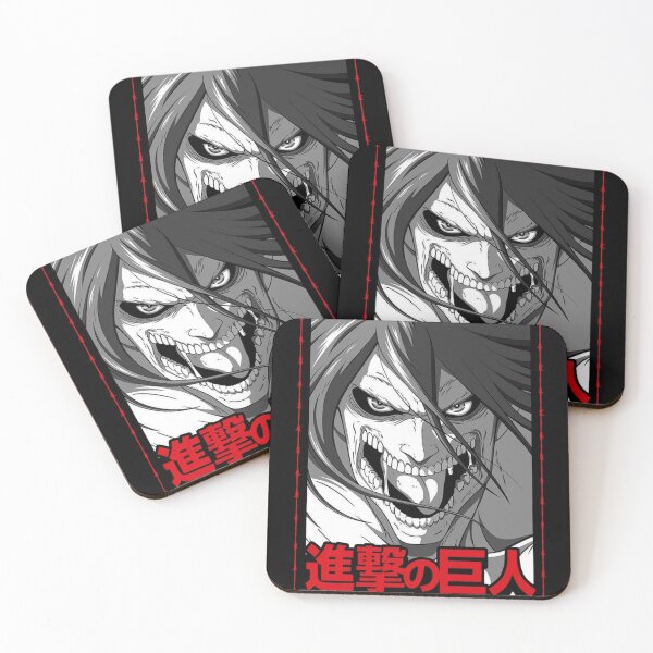 Item preview, Eren Jaeger Attack Titan Face Graphic - Attack on Titan Manga Panel Tee Vector designed and sold by Fabioforero.