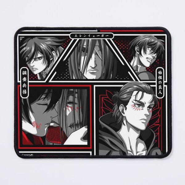 Item preview, Eren and Mikasa Final Season Collage T-Shirt - Attack on Titan Streetwear Poster Art designed and sold by Fabioforero.