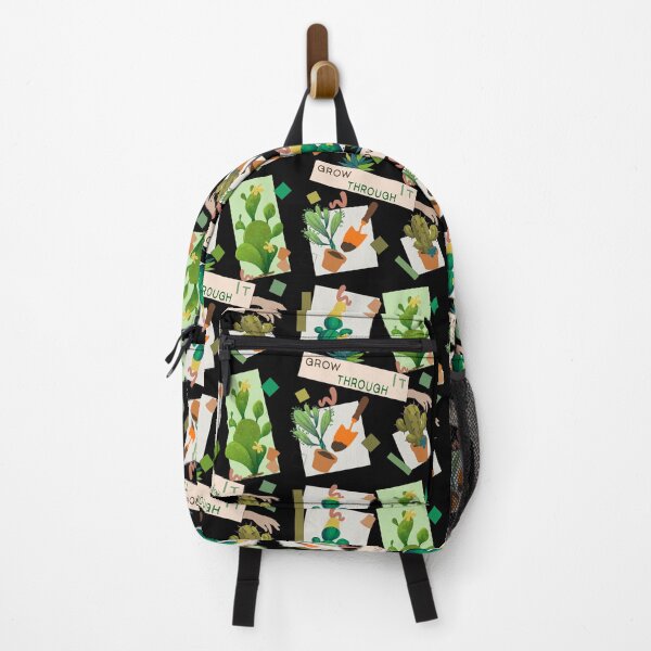 Item preview, Grow Through It Cactus Geometric Garden Pattern designed and sold by Vibria Pattern Studio.
