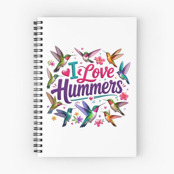Item preview, I Love Hummers: Hummingbird Pun designed and sold by aistrokeofart.