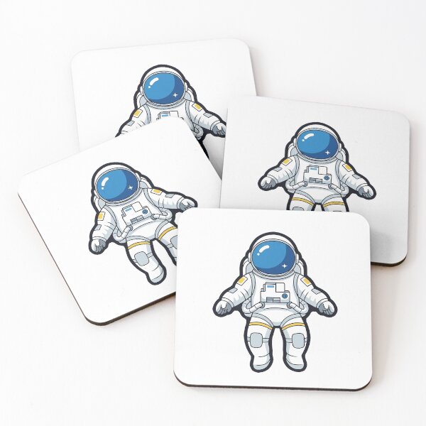 Item preview, Cute Astronaut Floating Minimal Outer Space Illustration designed and sold by Osmose-Studio ⭐⭐⭐⭐⭐.