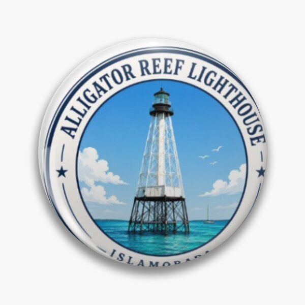 Item preview, Alligator Reef Lighthouse Islamorada FL Florida designed and sold by SalterDesigns.