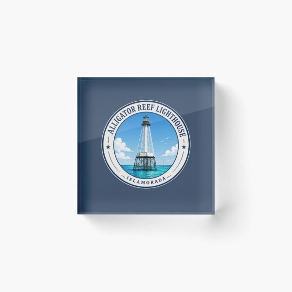 Item preview, Alligator Reef Lighthouse Islamorada FL Florida designed and sold by SalterDesigns.