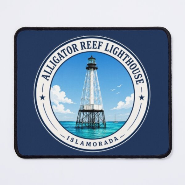 Item preview, Alligator Reef Lighthouse Islamorada FL Florida designed and sold by SalterDesigns.