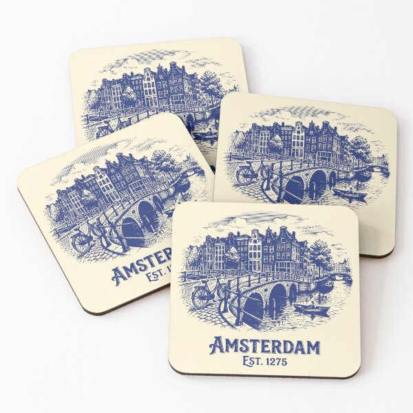 Item preview, Amsterdam Vintage Travel Art designed and sold by 89shirts.