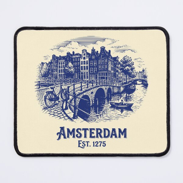 Item preview, Amsterdam Vintage Travel Art designed and sold by 89shirts.