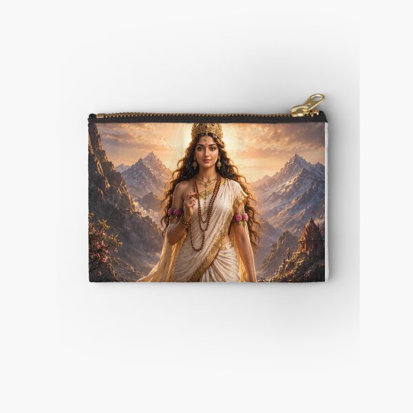 Item preview, Brahmacharini Goddess Navratri Art | Dussehra Spiritual Wall Decor | Divine Devi Poster designed and sold by Homyar.