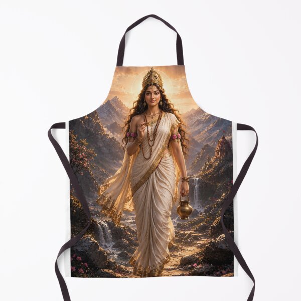 Item preview, Brahmacharini Goddess Navratri Art | Dussehra Spiritual Wall Decor | Divine Devi Poster designed and sold by Homyar.