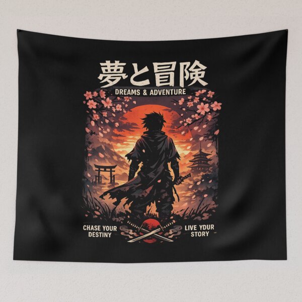 Item preview, Dreams & Adventure Samurai Sunset - Japanese Inspired Warrior Aesthetic designed and sold by SidTastic .