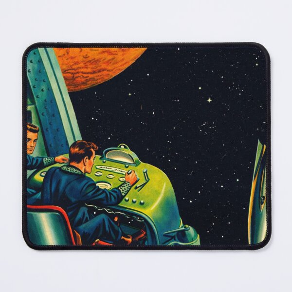 Item preview, Vintage Space Cadet Comic Cover – Classic Mid‑Century Space Adventure Illustration designed and sold by Analog Aura .