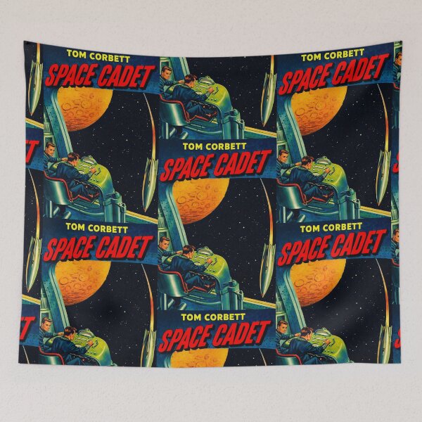 Item preview, Vintage Space Cadet Comic Cover – Classic Mid‑Century Space Adventure Illustration designed and sold by Analog Aura .