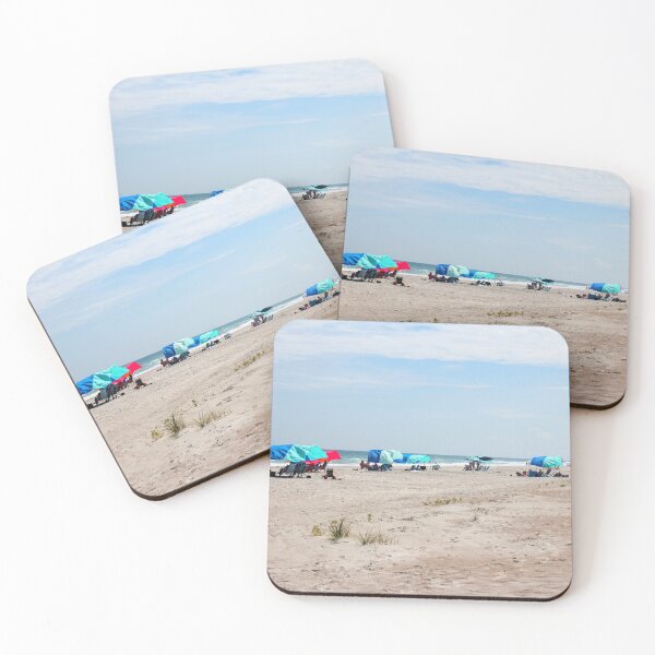 Item preview, Relaxing Beach Scene with Colorful Umbrellas designed and sold by Cynthia48.