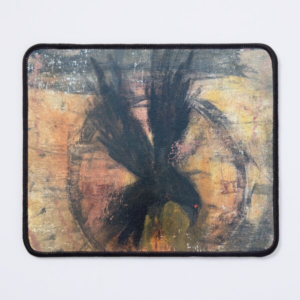 Item preview, Raven – Dark Abstract Bird Painting | Symbolic Expressionist Wall Art designed and sold by Foster Studio Art.