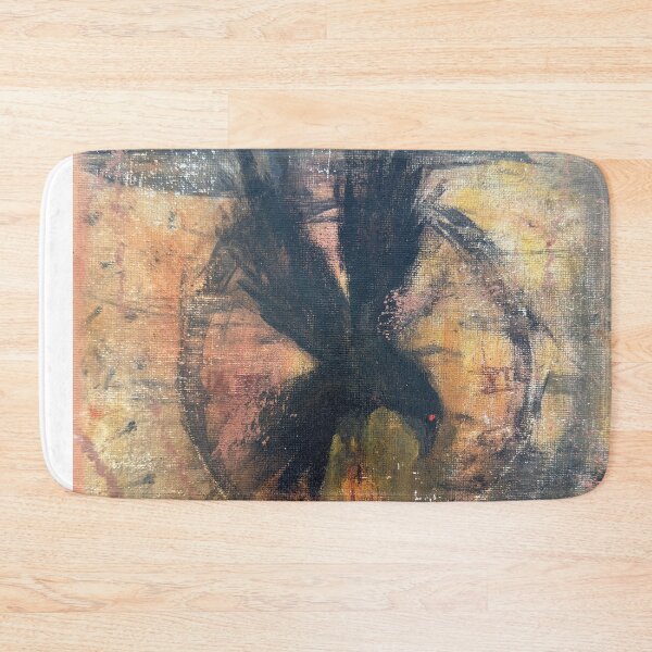 Item preview, Raven – Dark Abstract Bird Painting | Symbolic Expressionist Wall Art designed and sold by Foster Studio Art.