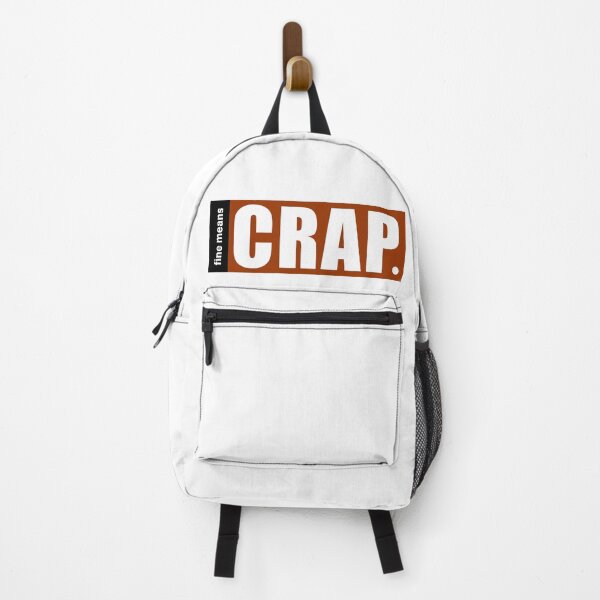 Item preview, Fine Means Crap designed and sold by Mascara Junkie Designs.