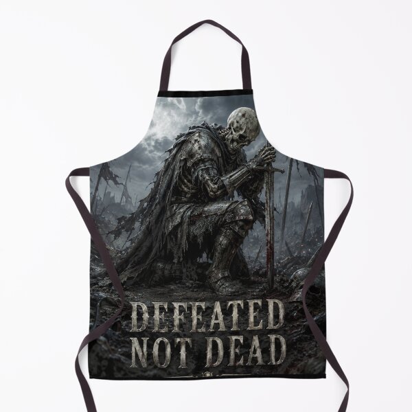 Item preview, Defeated Not Dead Skeleton Knight Gothic Design | Dark Fantasy Warrior Motivation Art designed and sold by Ecocrushstudio.